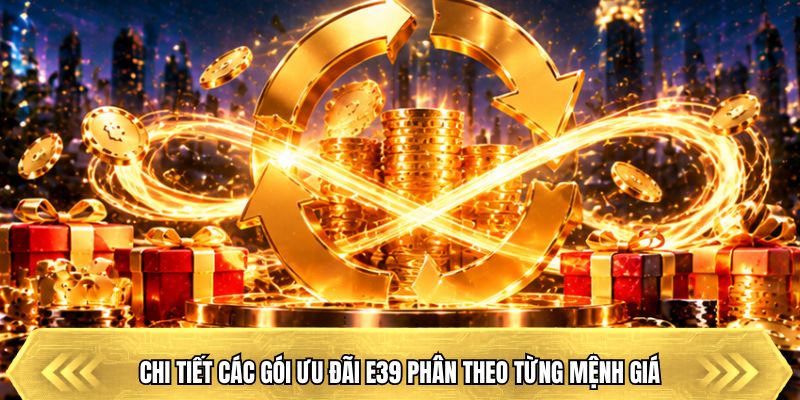 Chi tiết các gói ưu đãi E39 phân theo từng mệnh giá