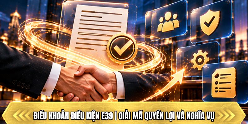 Điều Khoản Điều Kiện E39 | Giải Mã Quyền Lợi Và Nghĩa Vụ