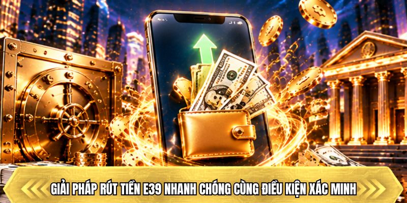 Giải pháp rút tiền E39 nhanh chóng cùng điều kiện xác minh