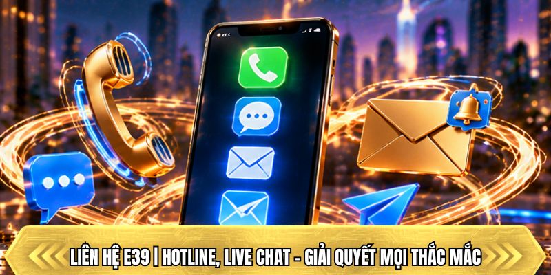 Liên Hệ E39 | Hotline, Live Chat - Giải Quyết Mọi Thắc Mắc