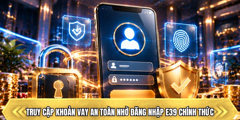 Truy cập khoản vay an toàn nhờ đăng nhập E39 chính thức